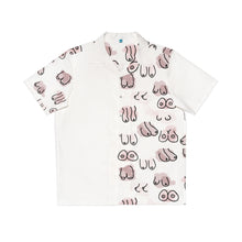 Load image into Gallery viewer, Natural Hawaiian Tiddy Shirt White Block