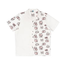 Load image into Gallery viewer, Natural Hawaiian Boodie Shirt- White Block