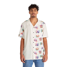 Load image into Gallery viewer, Vibin Hawaiian Tiddy Shirt- White Block