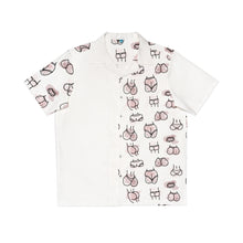 Load image into Gallery viewer, Natural Hawaiian Boodie Shirt- White Block
