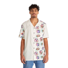 Load image into Gallery viewer, Vibin Hawaiian Boodie Shirt- White Block
