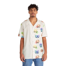 Load image into Gallery viewer, Rainbow Hawaiian Tiddy Shirt -White Block
