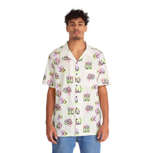 Load image into Gallery viewer, Green and Purple Hawaiian Tiddy Shirt
