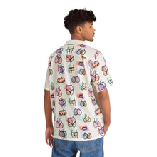 Load image into Gallery viewer, Vibin Hawaiian Boodie Shirt- White Block
